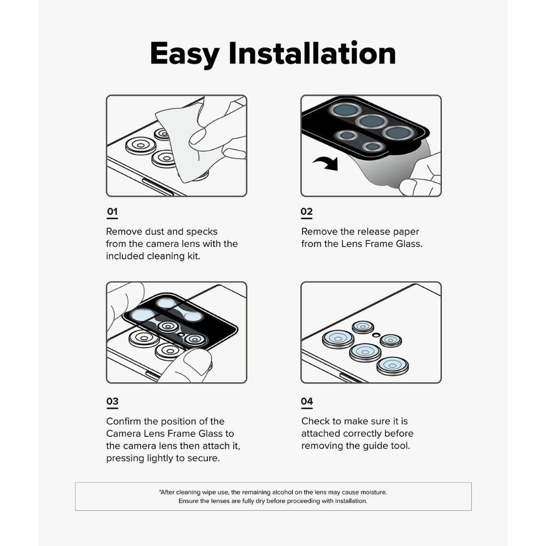 Galaxy S25 Lens Protector Camera Lens Frame Glass