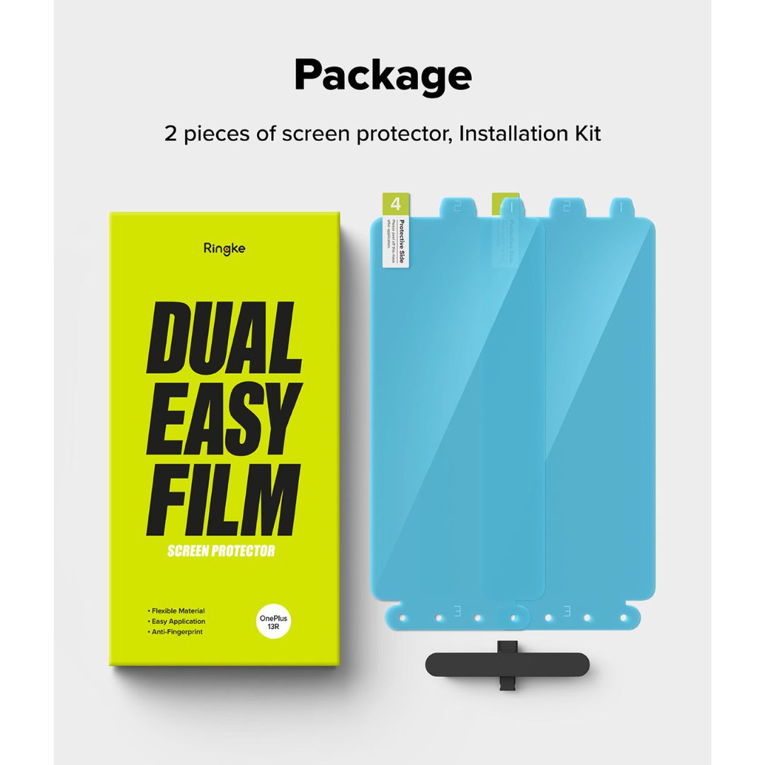 Oneplus 13R Screen Protector Dual Easy Film 2 pack