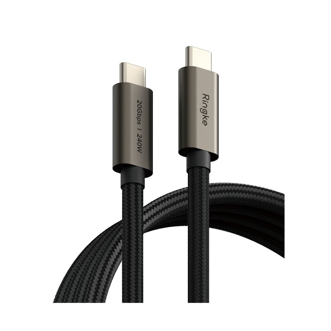 Ringke USB-C Cable 2M – High-Speed 240W Charging Cable with 20Gbps Transfer