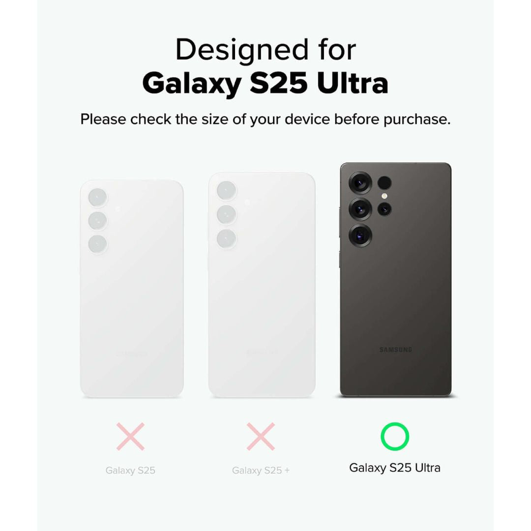 Samsung Galaxy S25 Ultra size comparison for lens compatibility check