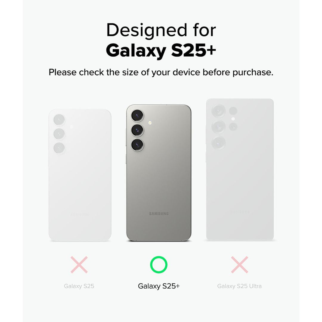 Samsung Galaxy S25 Plus size comparison for lens compatibility check