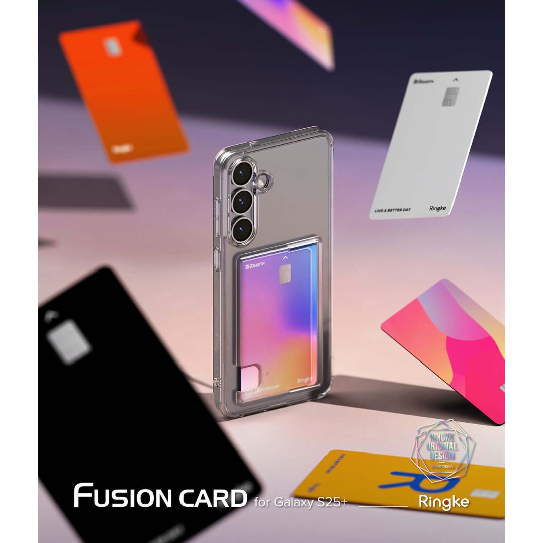 Galaxy S25 Plus Fusion Card Clear Case by Ringke