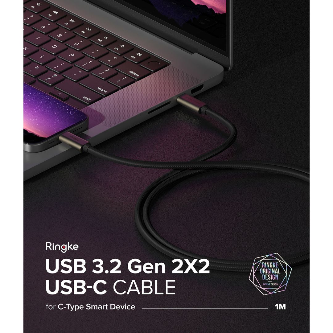 USB 3.2 Gen 2x2 USB-C Cable 1M by Ringke