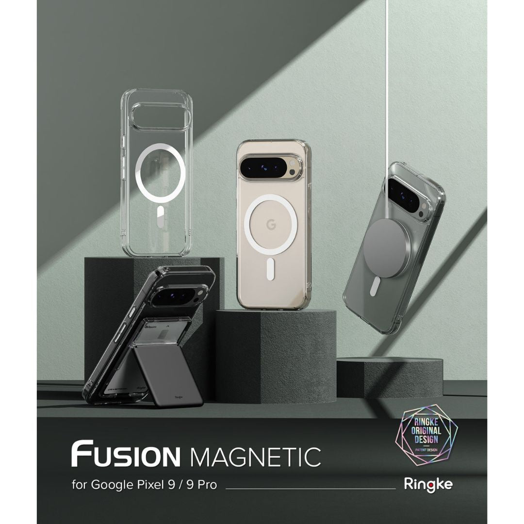 Pixel 9 / 9 Pro Fusion Magnetic Clear Case by Ringke