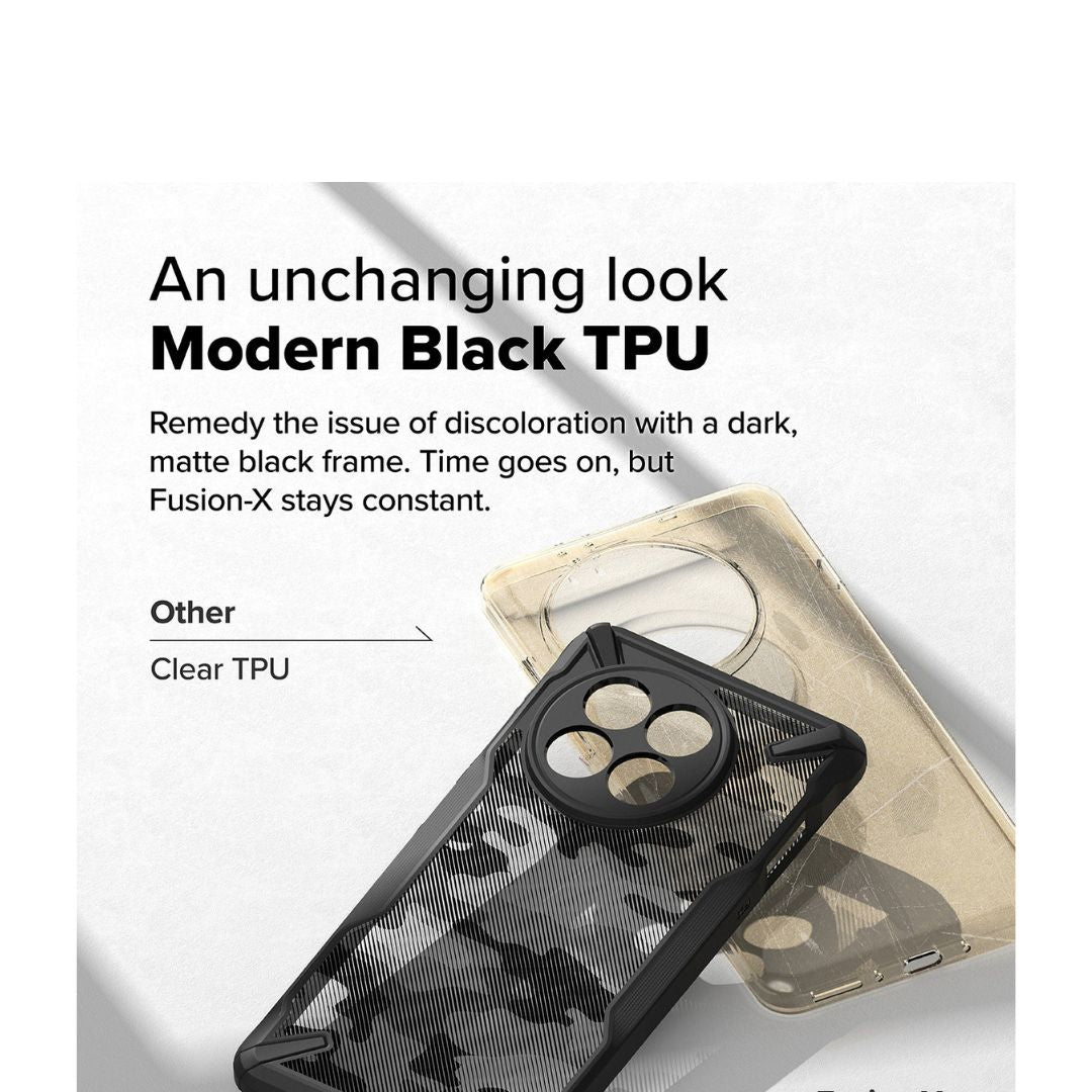 Oneplus 13R Fusion X Design Camo Black Case by Ringke