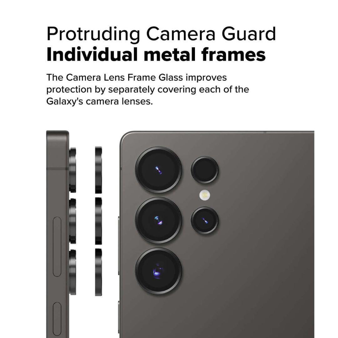 Protuding Camera Guard Individual metal Frames for S25 Ultra