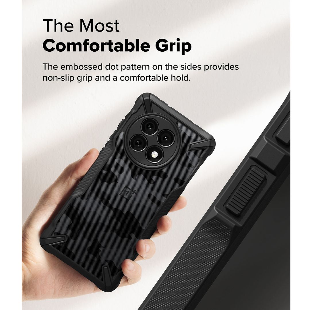 Oneplus 13R Fusion X Design Camo Black Case by Ringke