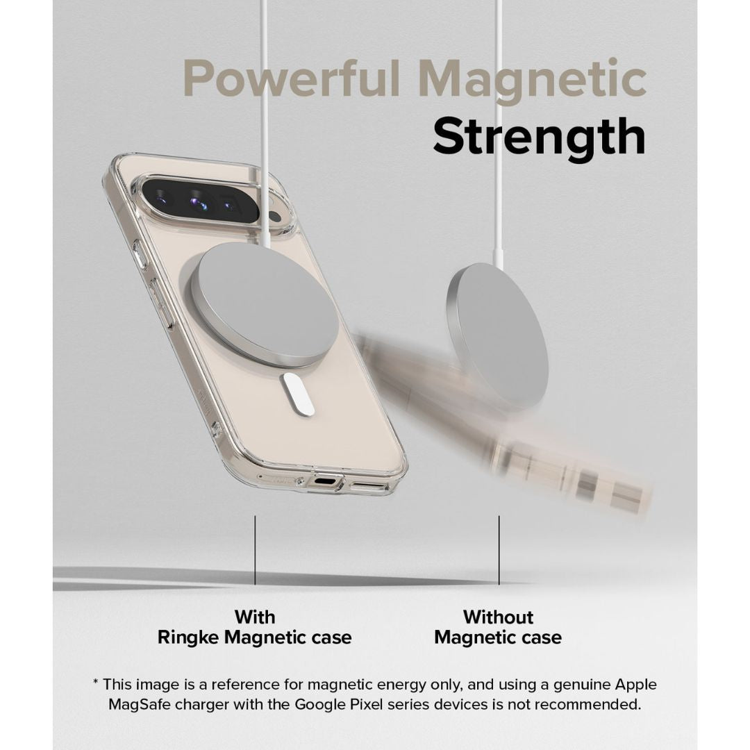 Pixel 9 / 9 Pro Fusion Magnetic Clear Case by Ringke