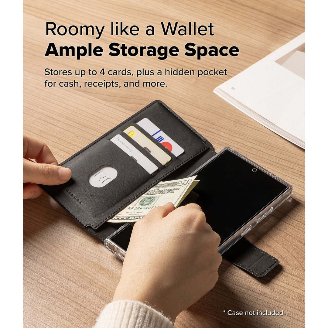 Roomy Like a Wallet Ample Storage Space