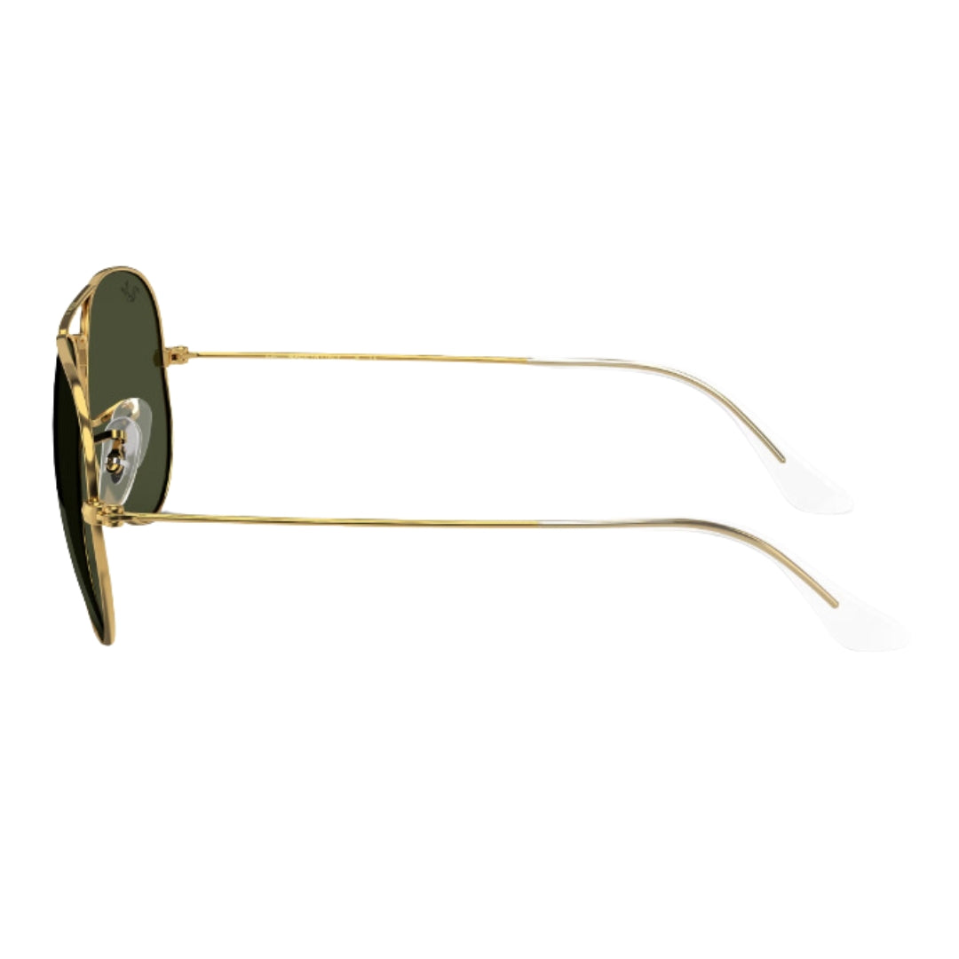 Ray-Ban RB3025 001 Original Aviator 62 mm Gold Sunglasses Left Side View