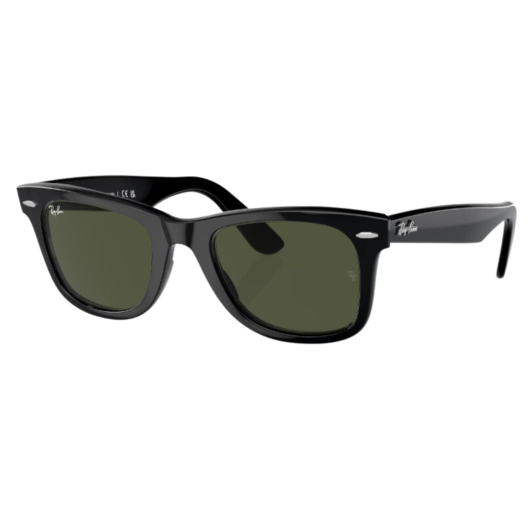 Ray-Ban RB2140 Original Wayfarer Sunglasses Front Left Side View