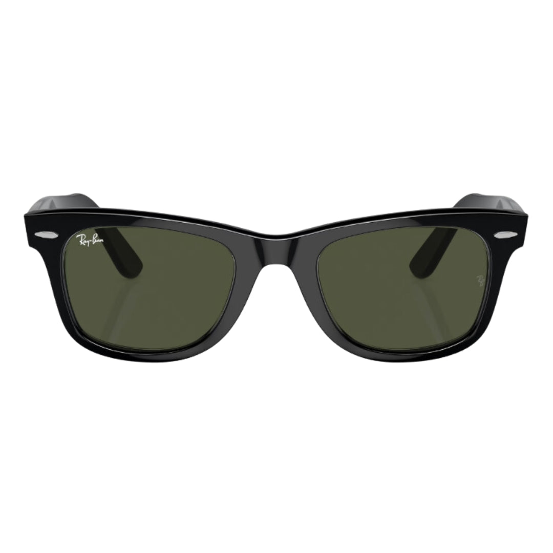 Ray-Ban RB2140 Original Wayfarer Sunglasses Close Up View