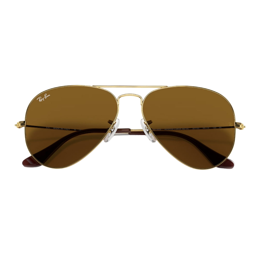 RAY-BAN RB3025 AVIATOR Classic 001/33 Brown Sunglass