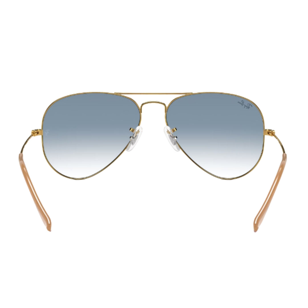 Ray-Ban RB3025 001/3F  62-14  Aviator Gradient sunglasses Back Side View