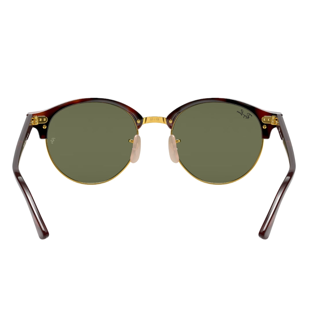 Ray-Ban Clubround Classic RB4246 990 Tortoise - Green Lenses