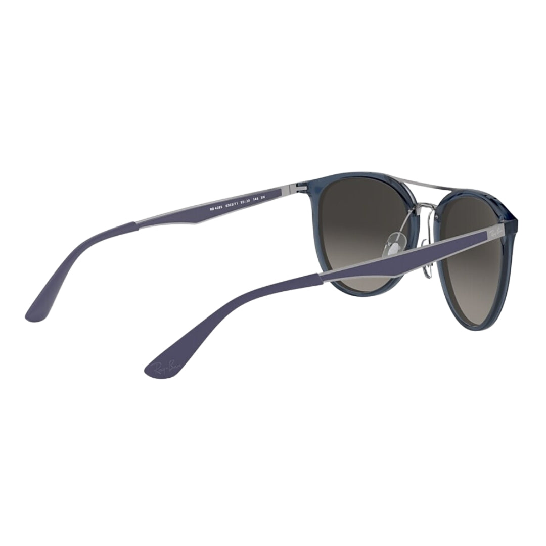 Ray-Ban RB4285 630311 Light Blue - Grey Lenses Right Side View