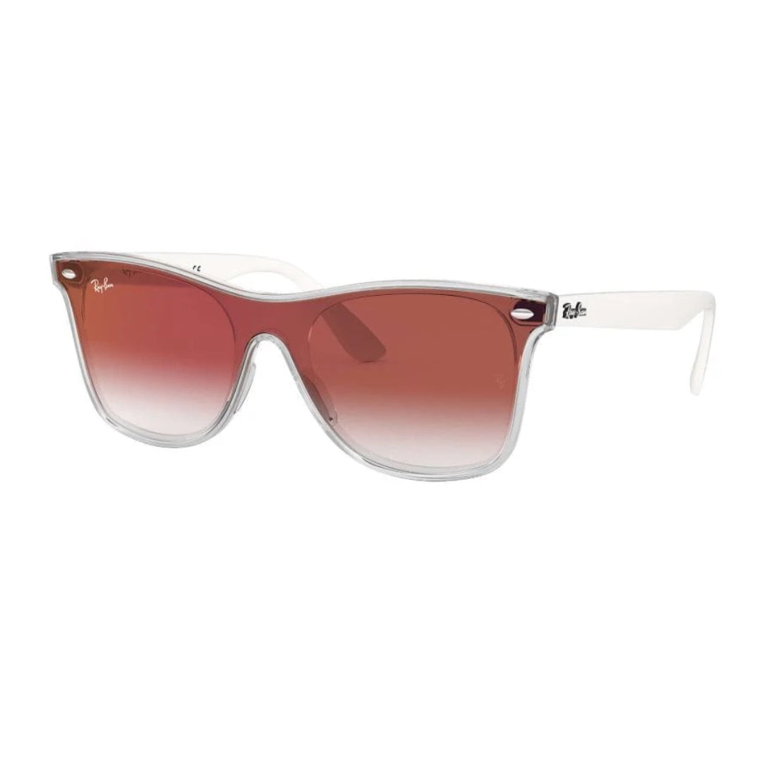 Ray-Ban RB4440N 6357V0 Blaze Wayfarer Transparent Red Lenses