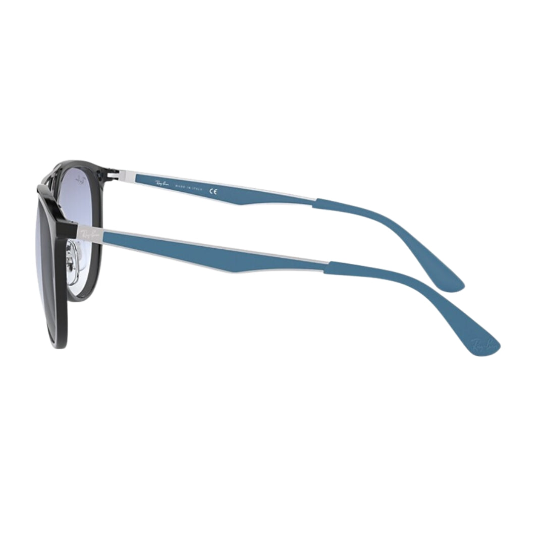 Ray-Ban RB4285 637119 Black -(Injected) Light Blue Lenses Left Side Frame View