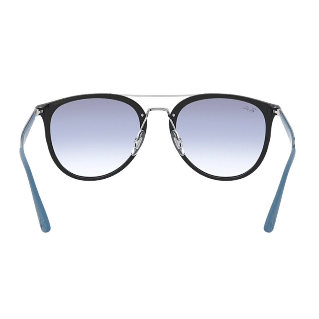 Ray-Ban RB4285 637119 Black -(Injected) Light Blue Lenses Back Side View