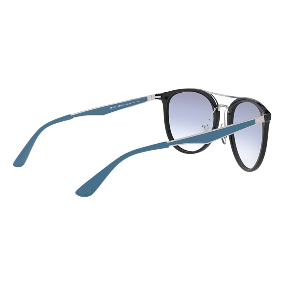 Ray-Ban RB4285 637119 Black -(Injected) Light Blue Lenses Right Side View