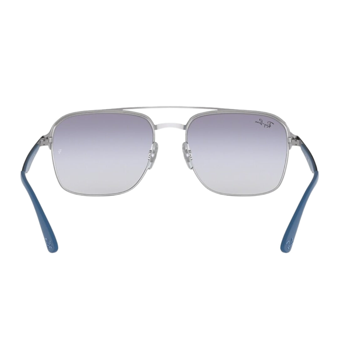 Ray-Ban RB3570 910919 Black - Light Blue Lenses (Metal)