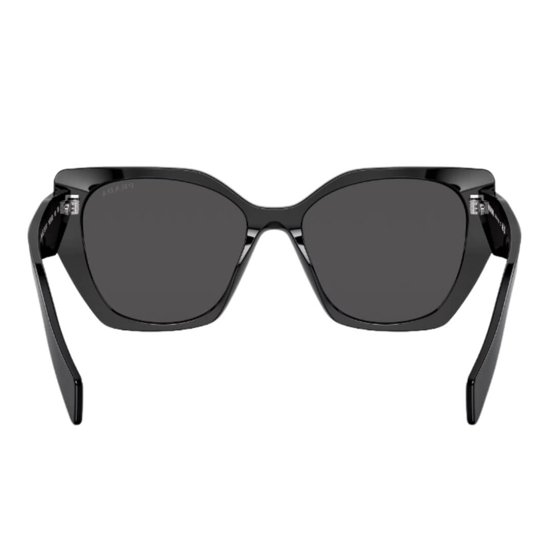 Prada PR 19ZS 1AB5S0 - Back Angle Highlighting Dark Grey Lenses