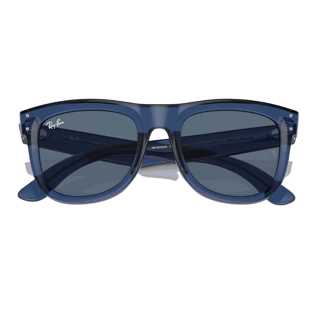 Ray-Ban RBR0502S 67083A Wayfarer Reverse Transparent Navy