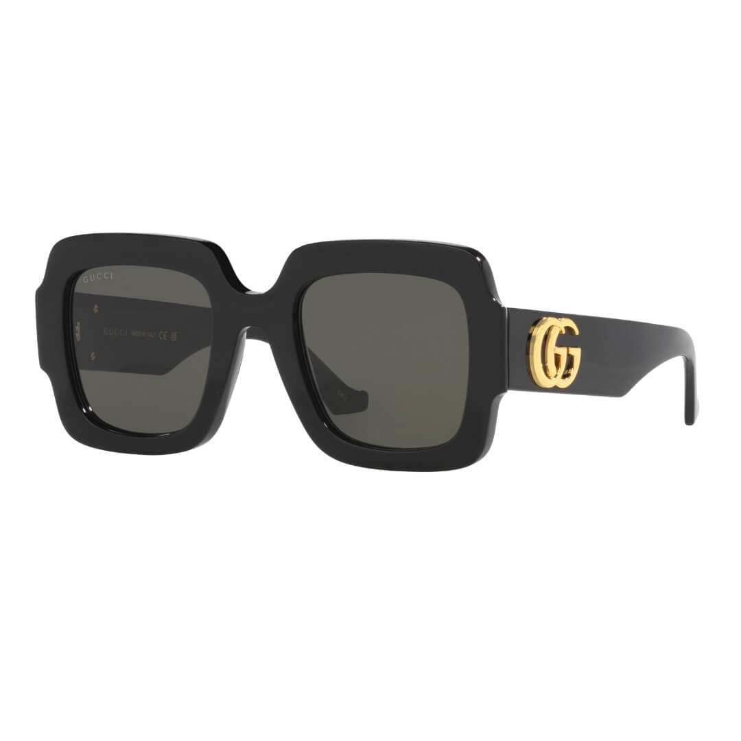 Gucci GG1547S 001 Women’s Sunglasses black frame grey lenses luxury eyewear NZ