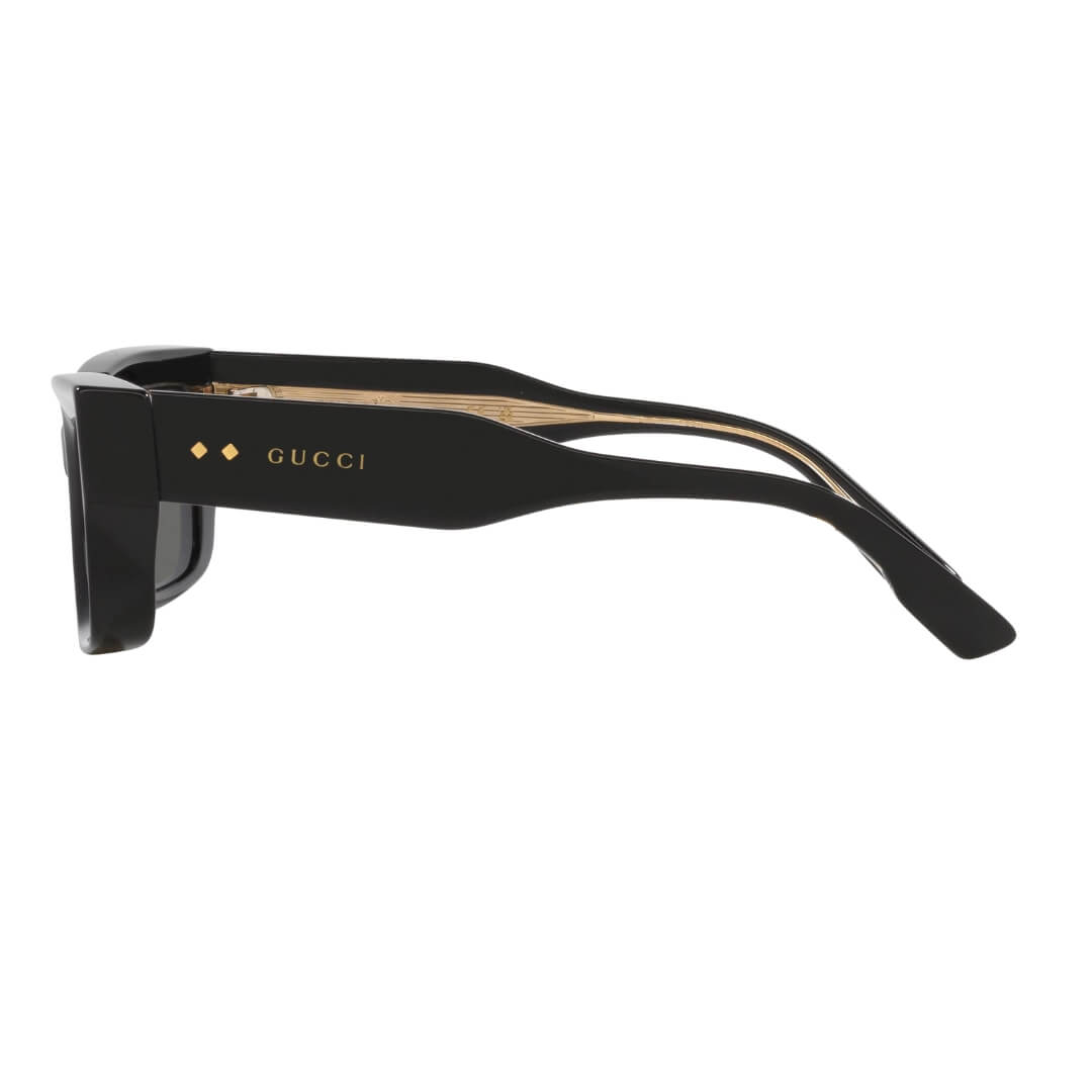 Gucci GG1529S 001 unisex sunglasses black recycled acetate frame NZ