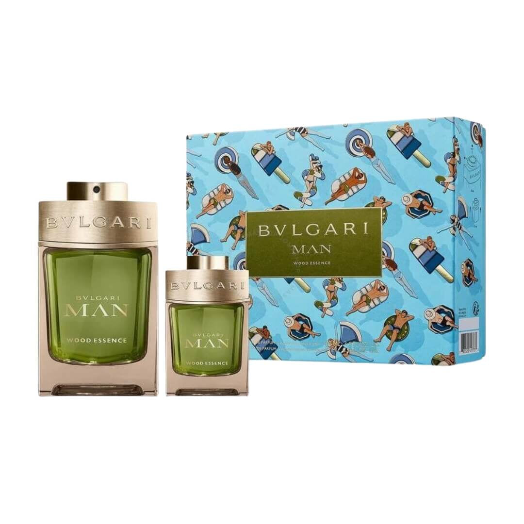 Bvlgari Man Wood Essence EDP 100ML 2 Piece Gift Set Men