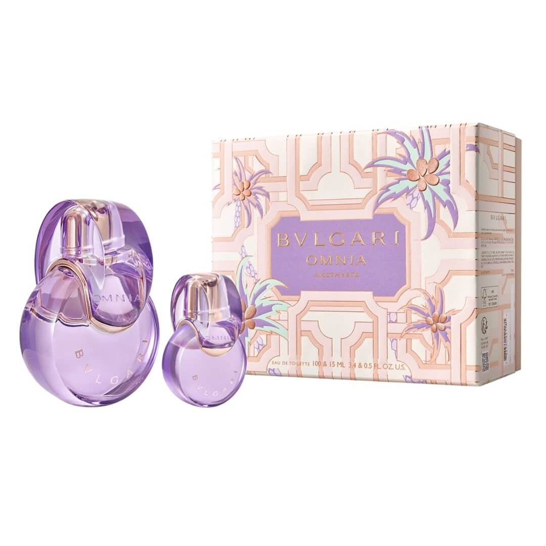 Bvlgari Omnia Amethyste EDT 100ml 2 Piece Gift Set for Women