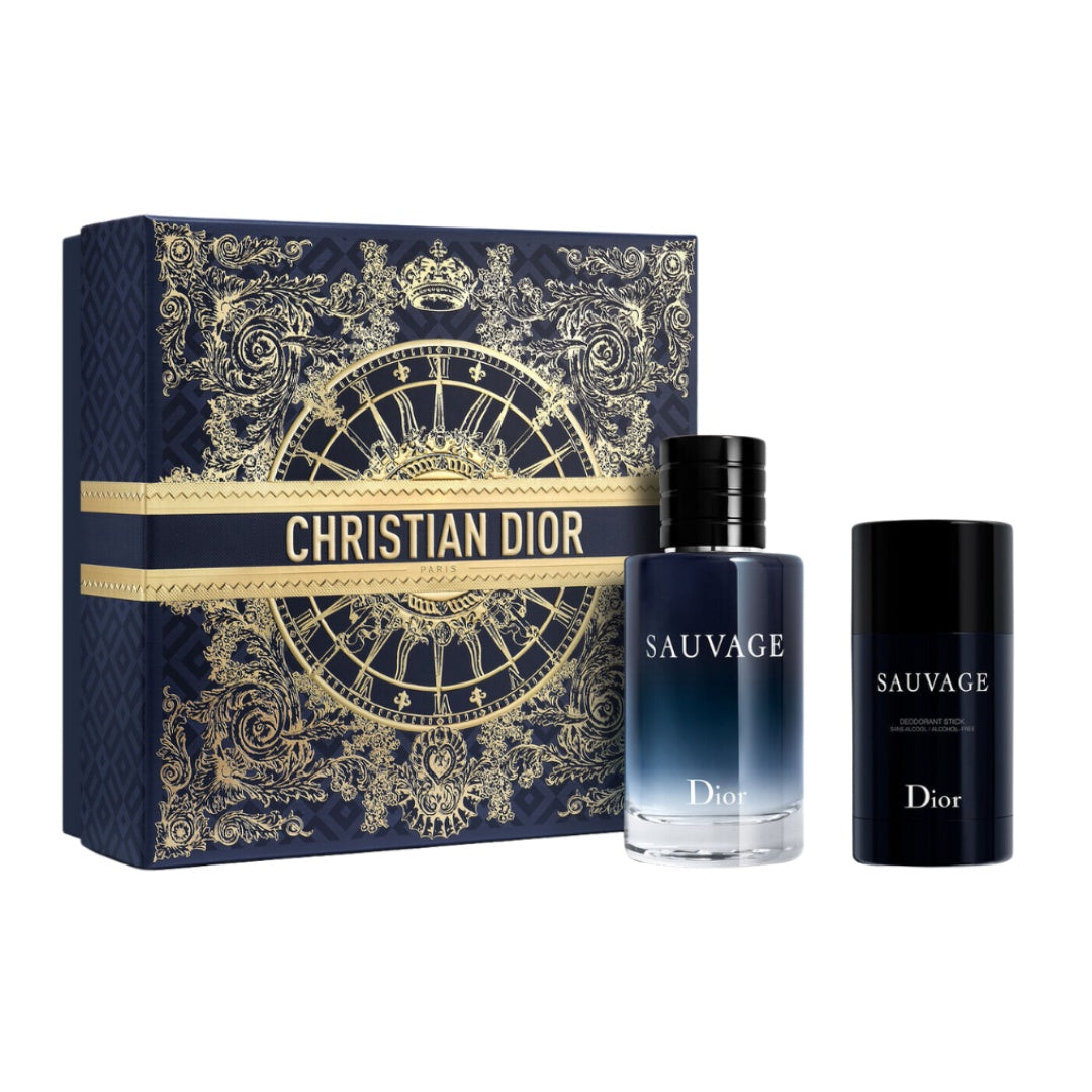 Christian Dior Sauvage EDT 100ml 2PC Gift Set for Men