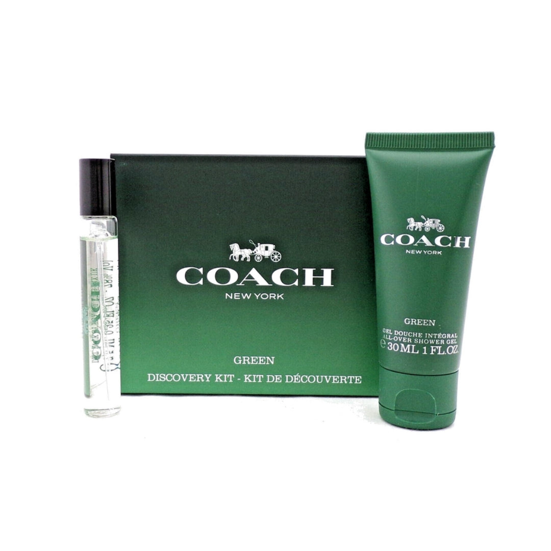 Coach Green EDT 7.5ml + 30ml Shower Gel Discover Kit