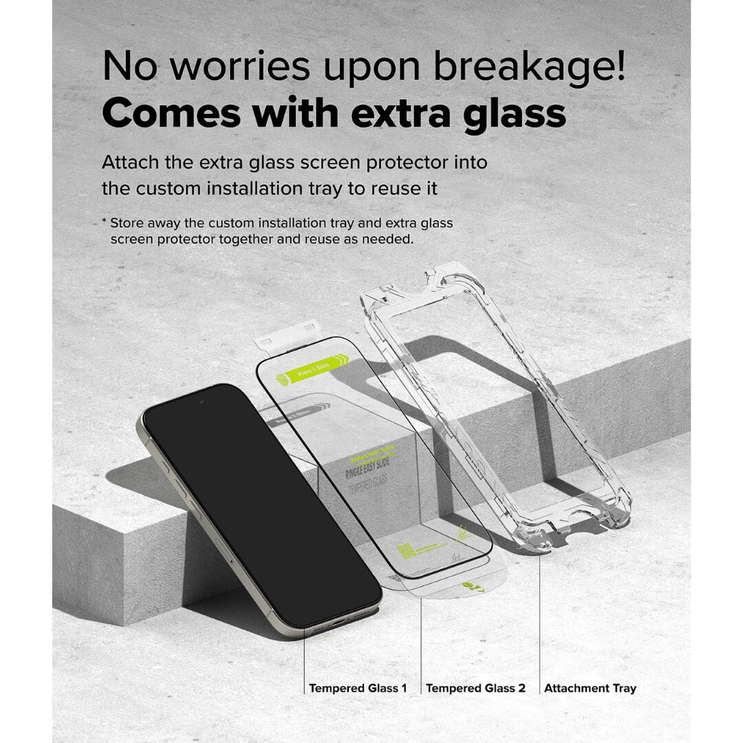 Includes Extra Glass for Reusing the Installation Tray