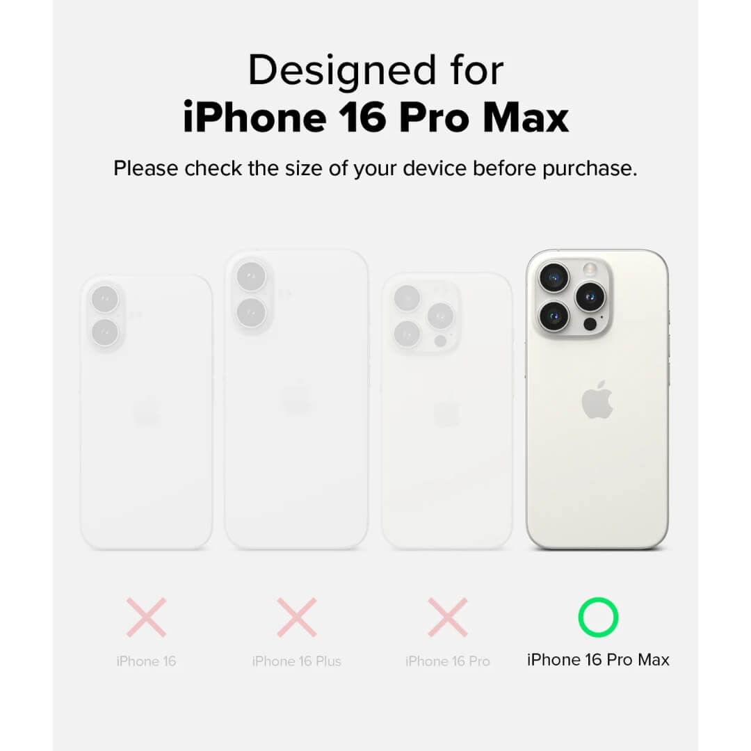 Compatible with iPhone 16 Pro Max Only