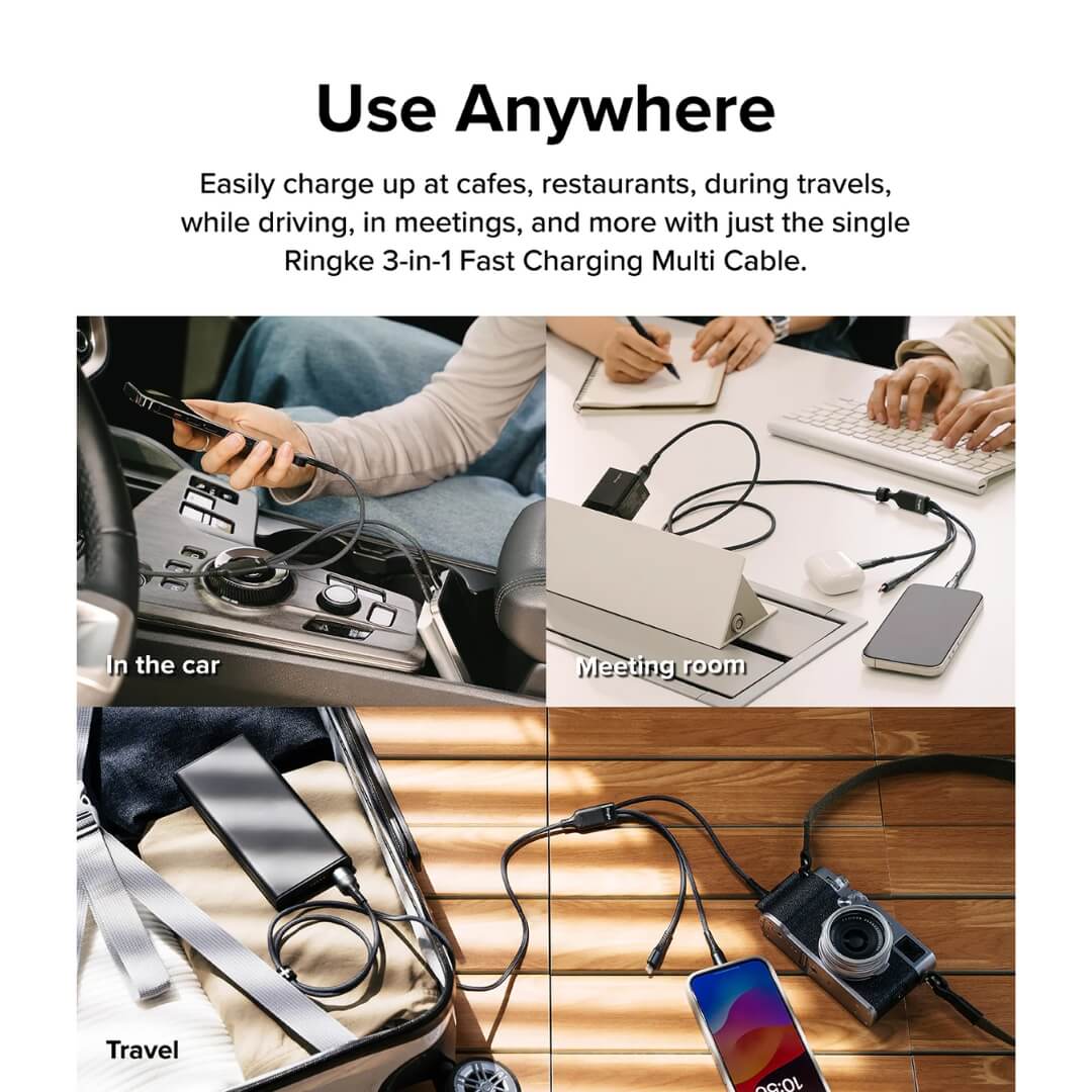 Ringke 3-in-1 Fast Charging Multi Cable