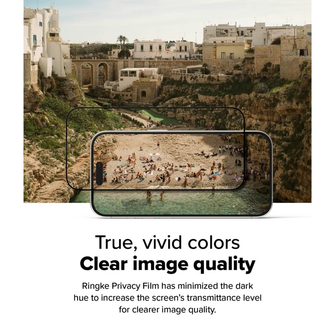 Enjoy vivid colors and crystal-clear image quality with Ringke tempered glass.