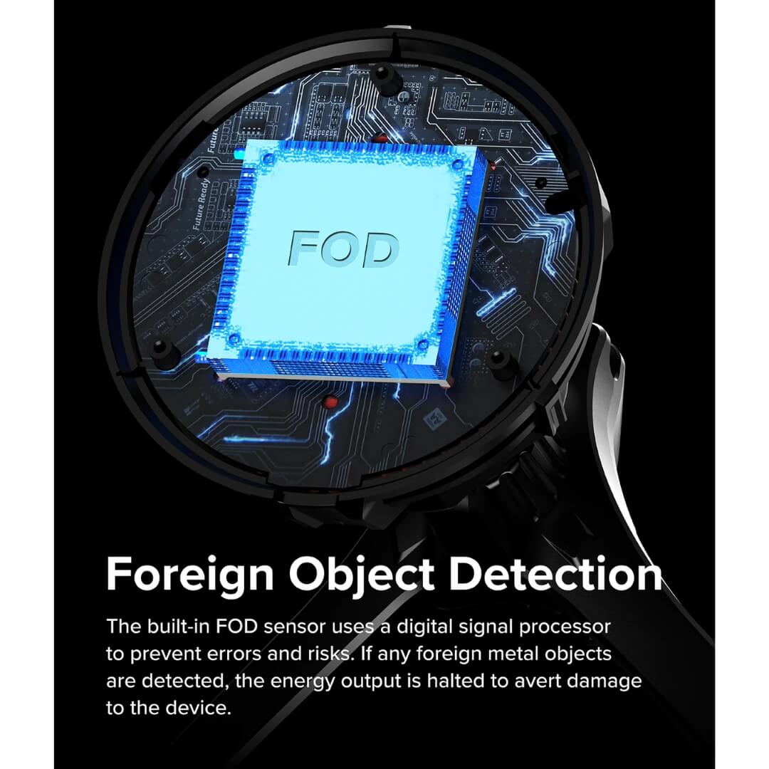 Foreign object detection sensor installed to detect the metal object 