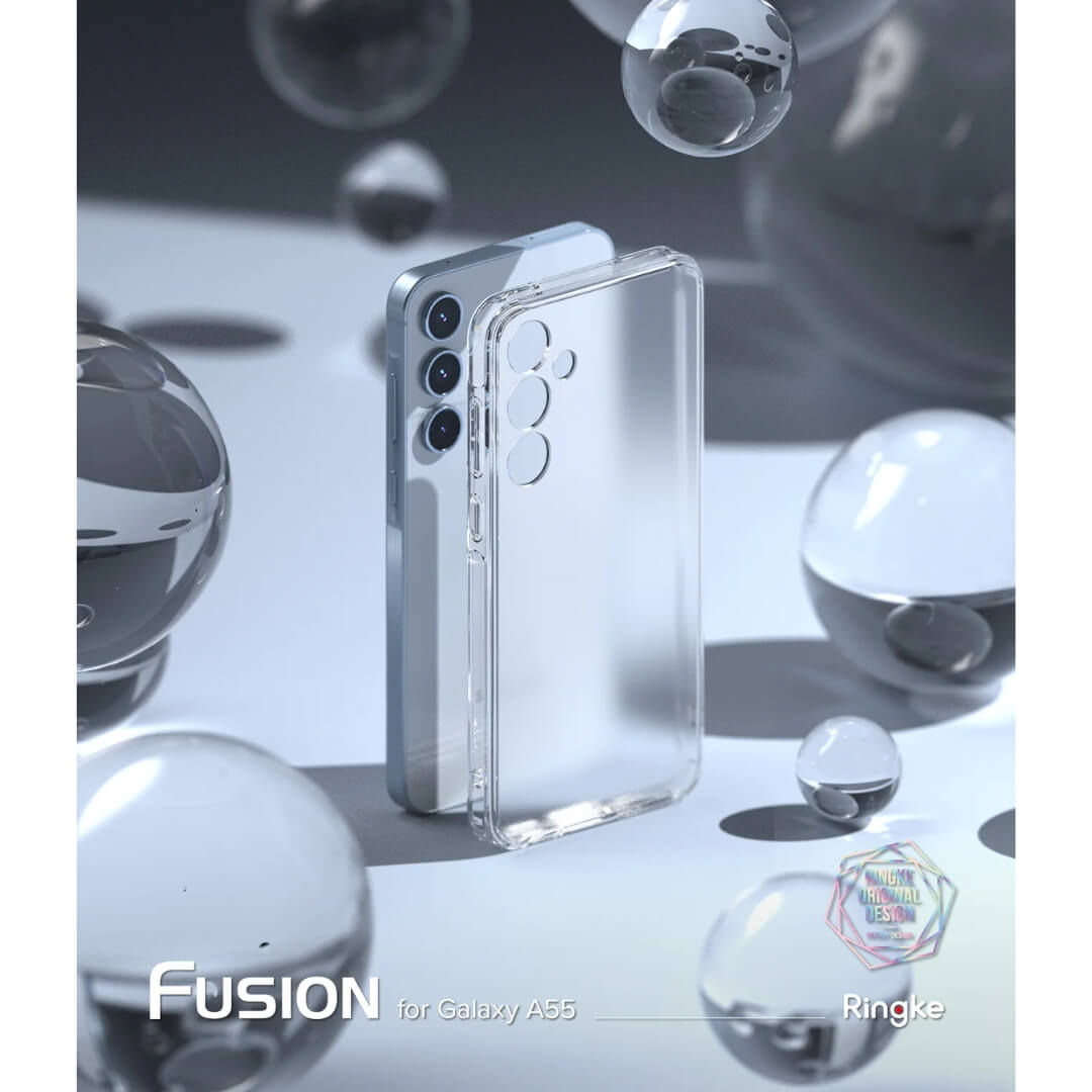 Ringke Fusion case for Galaxy A55 Matte Clear