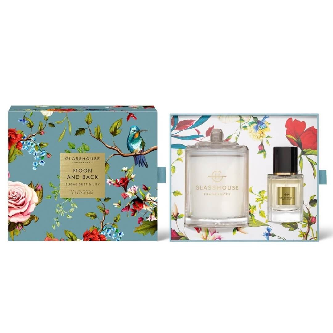 Glasshouse Moon and Back Sugar Dust & Lily Gift Set