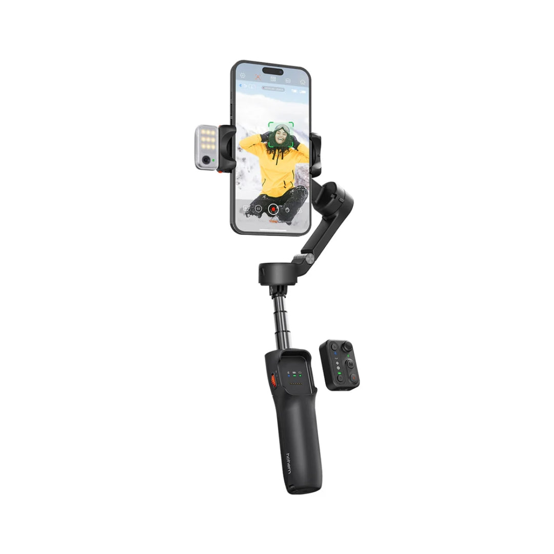 Hohem iSteady V3 Foldable Smartphone AI Gimbal Stabilizer Black