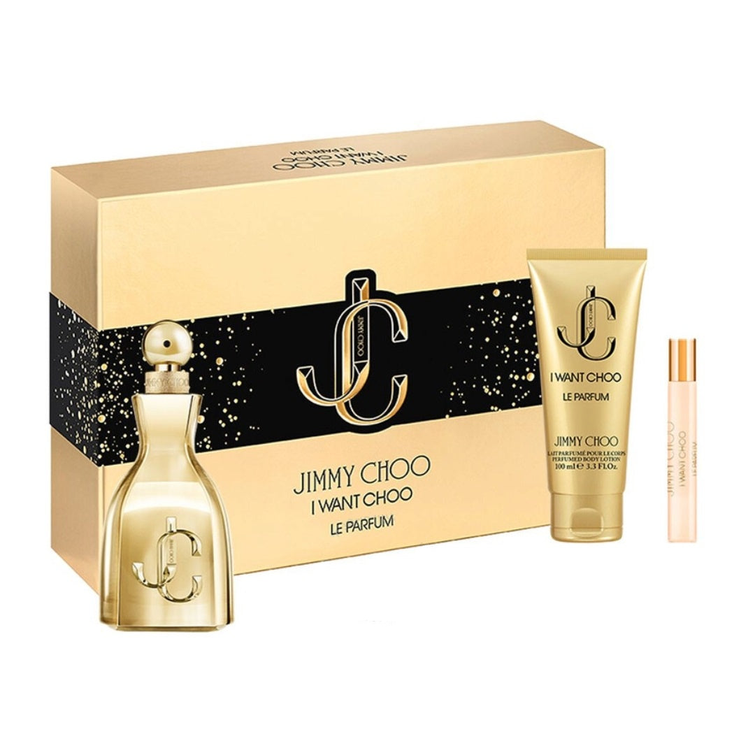 Jimmy Choo I Want Choo Le Parfum 100ml 3 Piece Gift Set Women