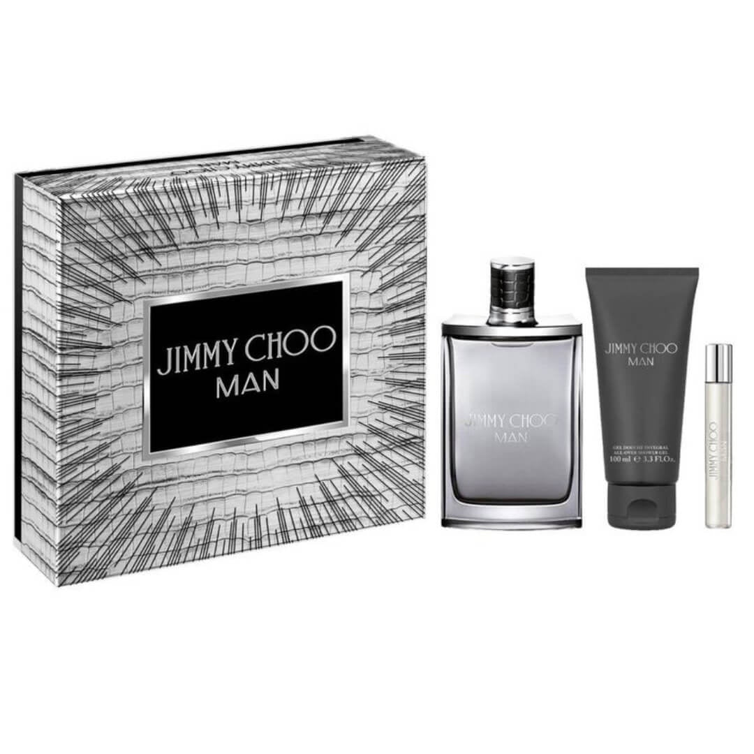 Jimmy Choo Man EDT 100ml 3 Piece Gift Set for Men