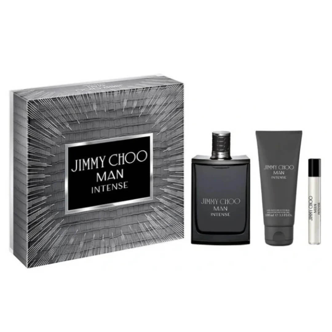 Jimmy Choo Man Intense 100ml 3 Piece Gift Set for Men