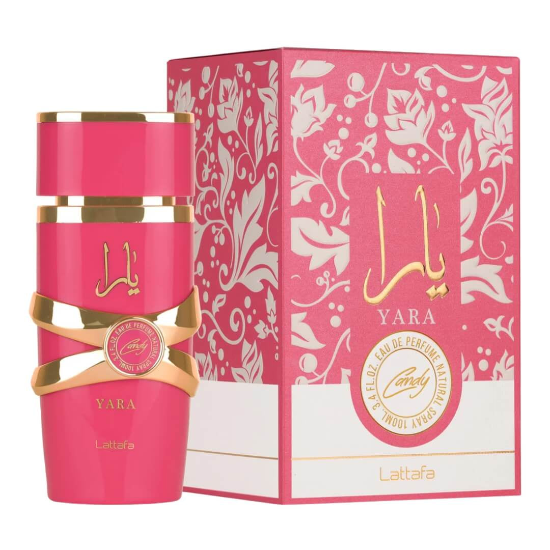 Lattafa Yara Candy EDP 100ml – Sweet floral-fruity women’s fragrance with black currant, strawberry, vanilla, and amber. Available at Gadgets Online NZ.