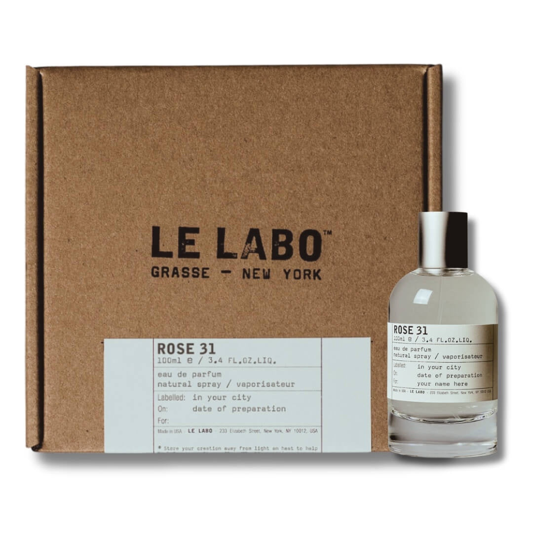 Le Labo Rose 31 EDP 100ml – luxurious unisex fragrance with rose, cumin, cedar, and musk.