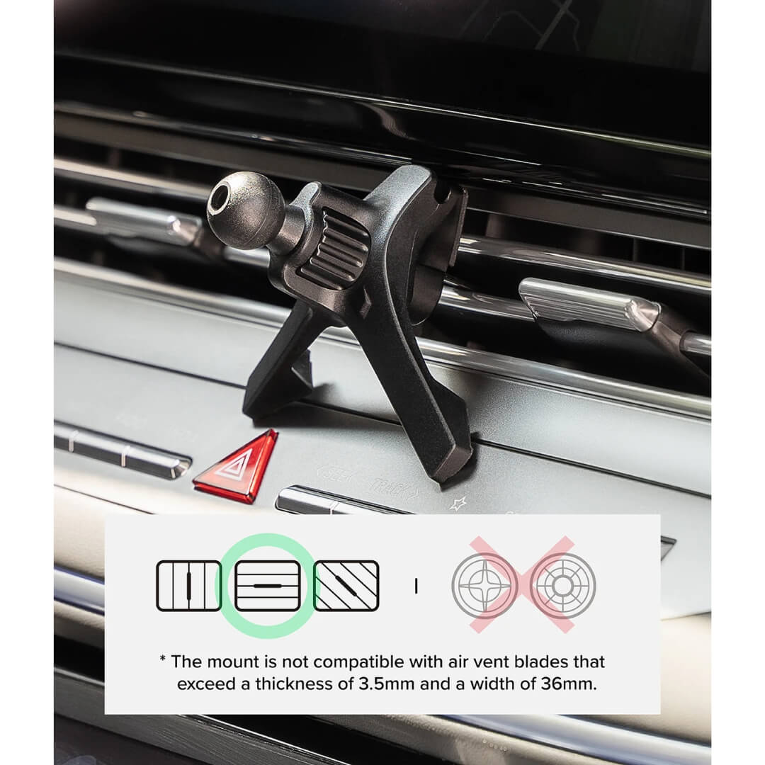 Ringke Peltier Magnetic Car Charger Mount Black