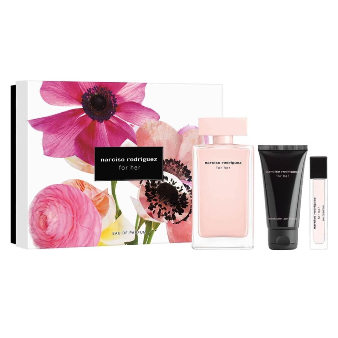 Narciso Rodriguez EDP 100ml 3PC Set + Lotion + 10ml