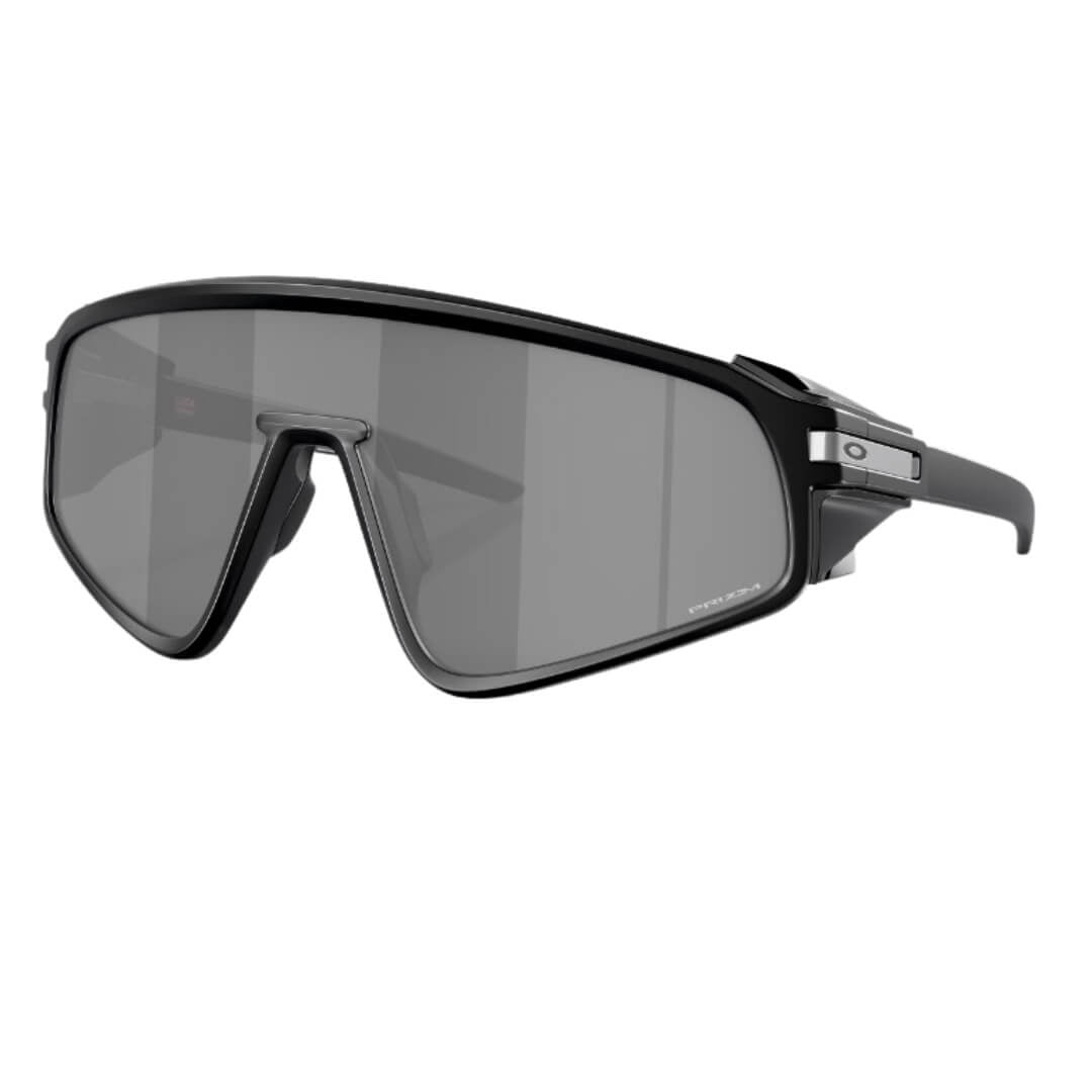 Oakley Latch Panel OO9404 Matte Black Prizm Black Sunglasses - Side View