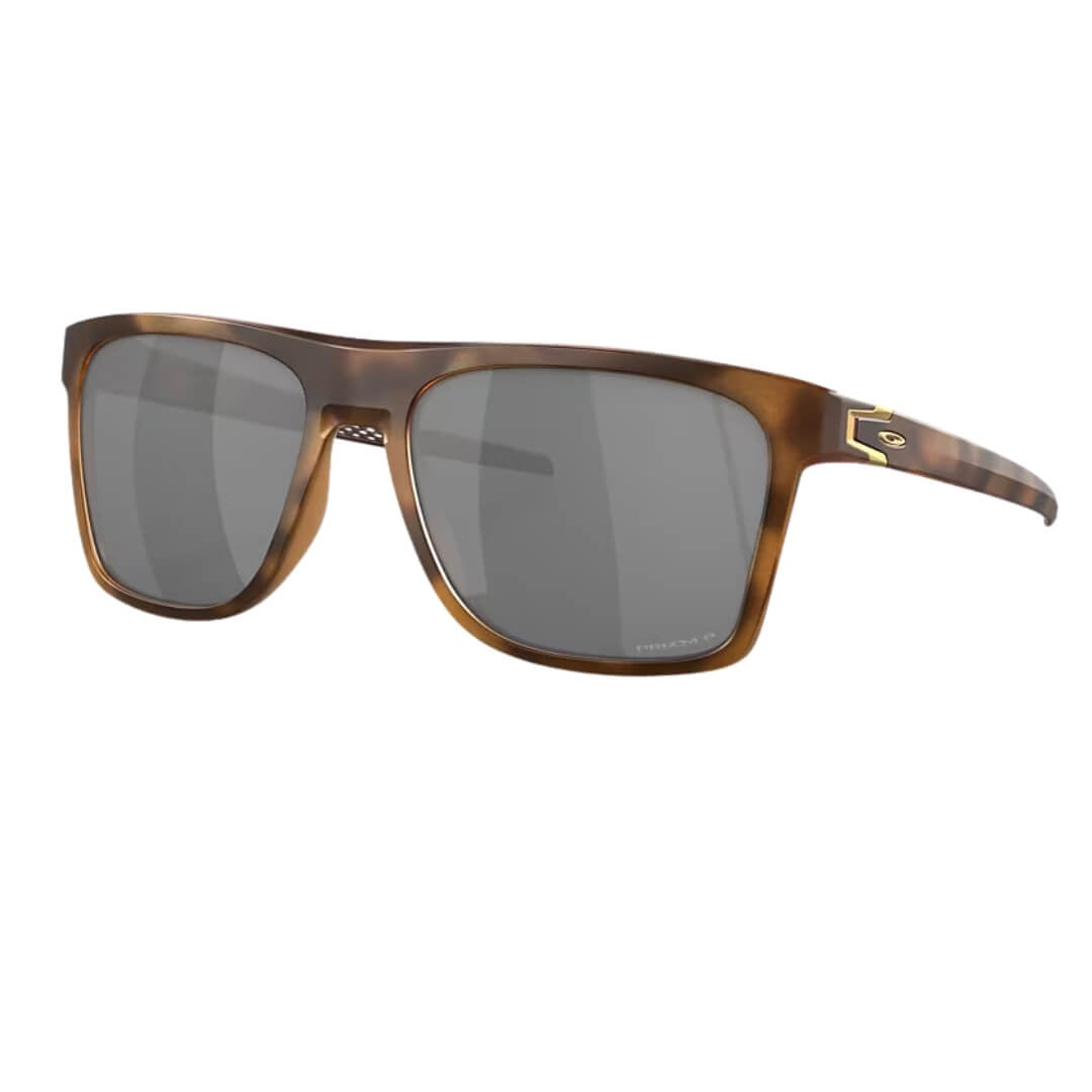 Oakley Leffingwell OO9100 Matte Brown - Prizm Black Polarized